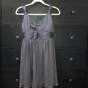 Gray Knotted Strap Dress by BCBGeneration